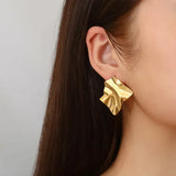 Gold Filigree Wing & Floral Pearl Climber Earrings Combo