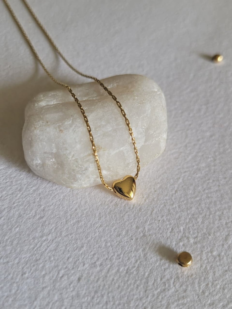 Heart Golden Drop Necklace Main image