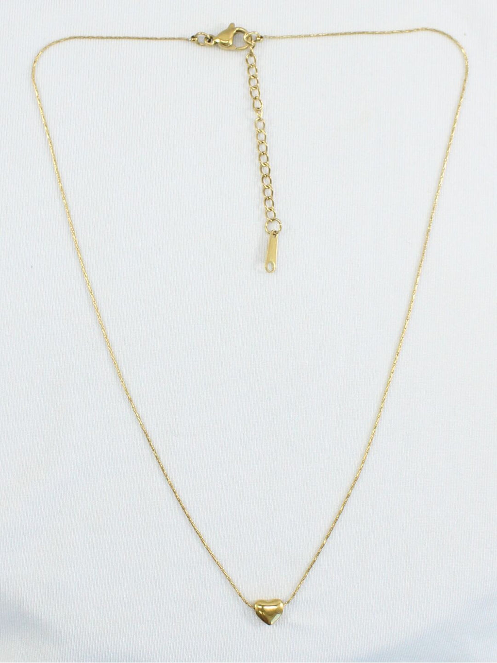 Heart Golden Drop Necklace