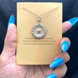 Elegant Floral Pendant Necklace