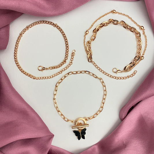 Black Blossom Bracelet