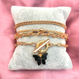 Black Blossom Bracelet