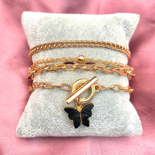 Black Blossom Bracelet