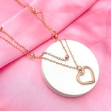 Lustrous Heart Necklace