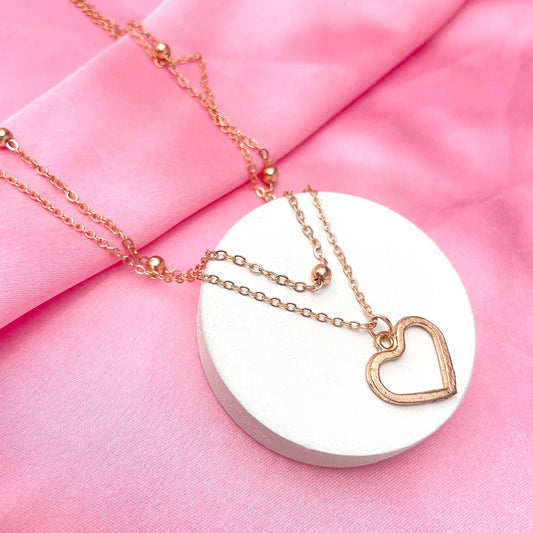 Lustrous Heart Necklace