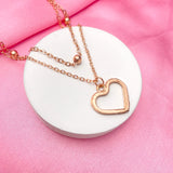 Lustrous Heart Necklace