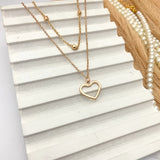 Lustrous Heart Necklace