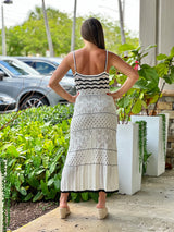 White Crochet Dress