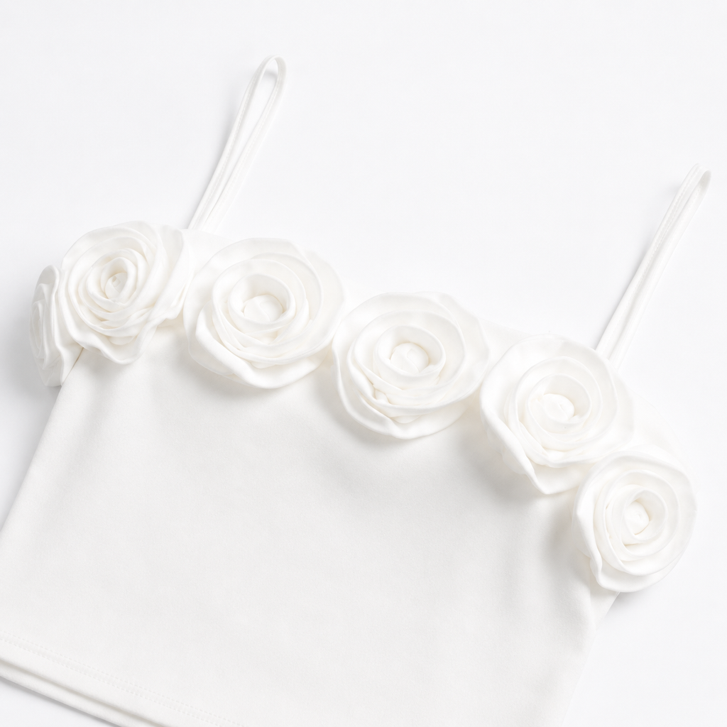 Ivory Rosette Co-Ord Set