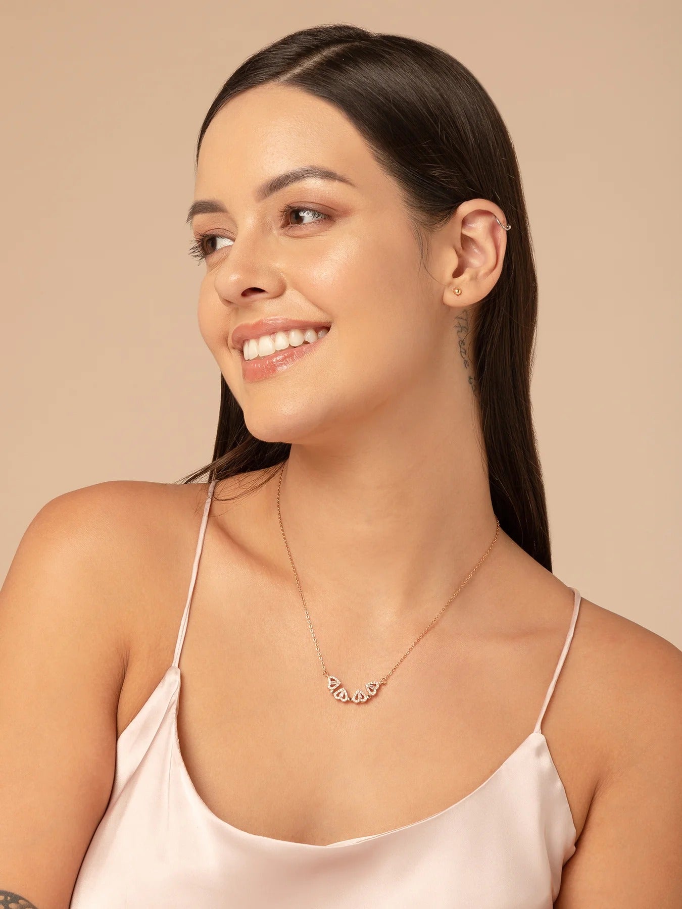 Linked Hearts Necklace