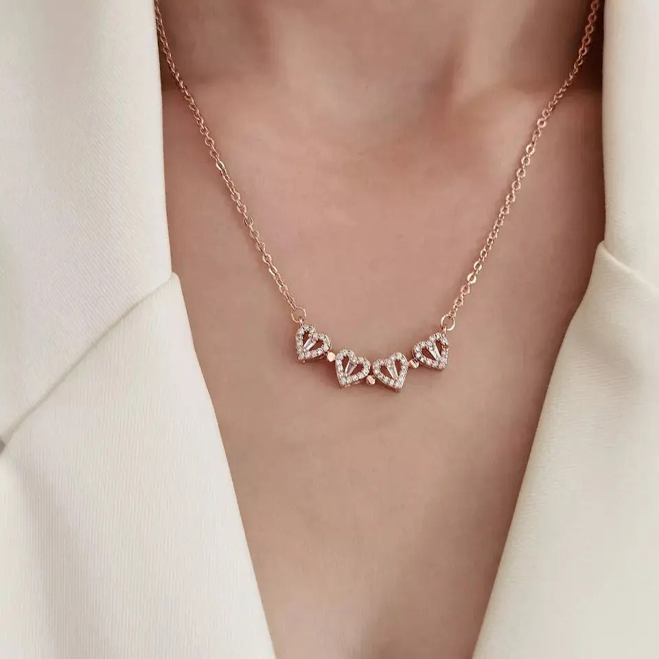 Linked Hearts Necklace