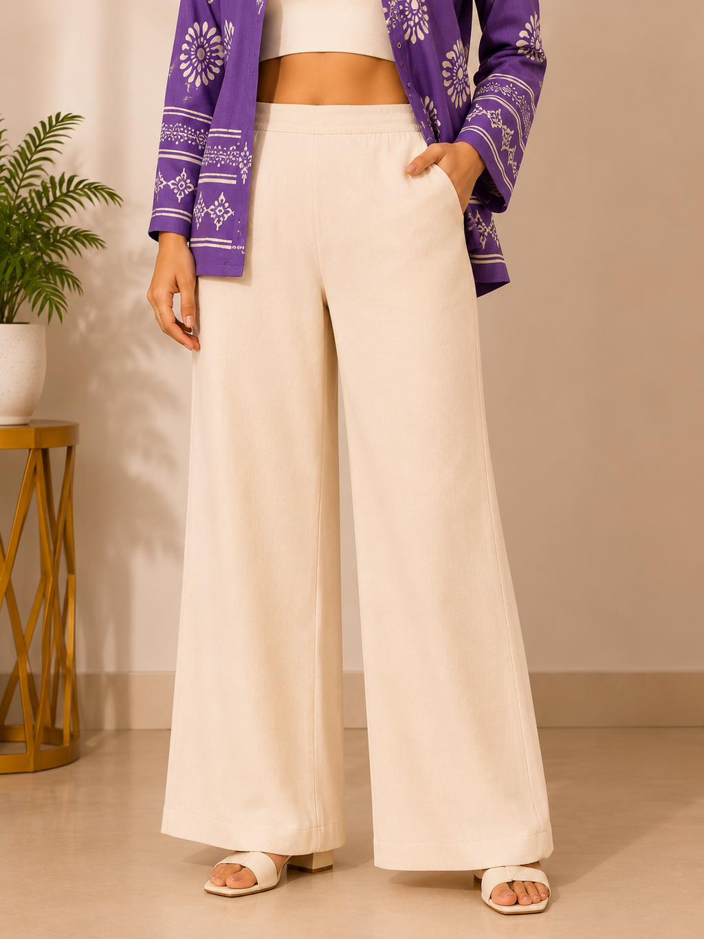 Lavender Bloom 3-Piece Co-Ord Set
