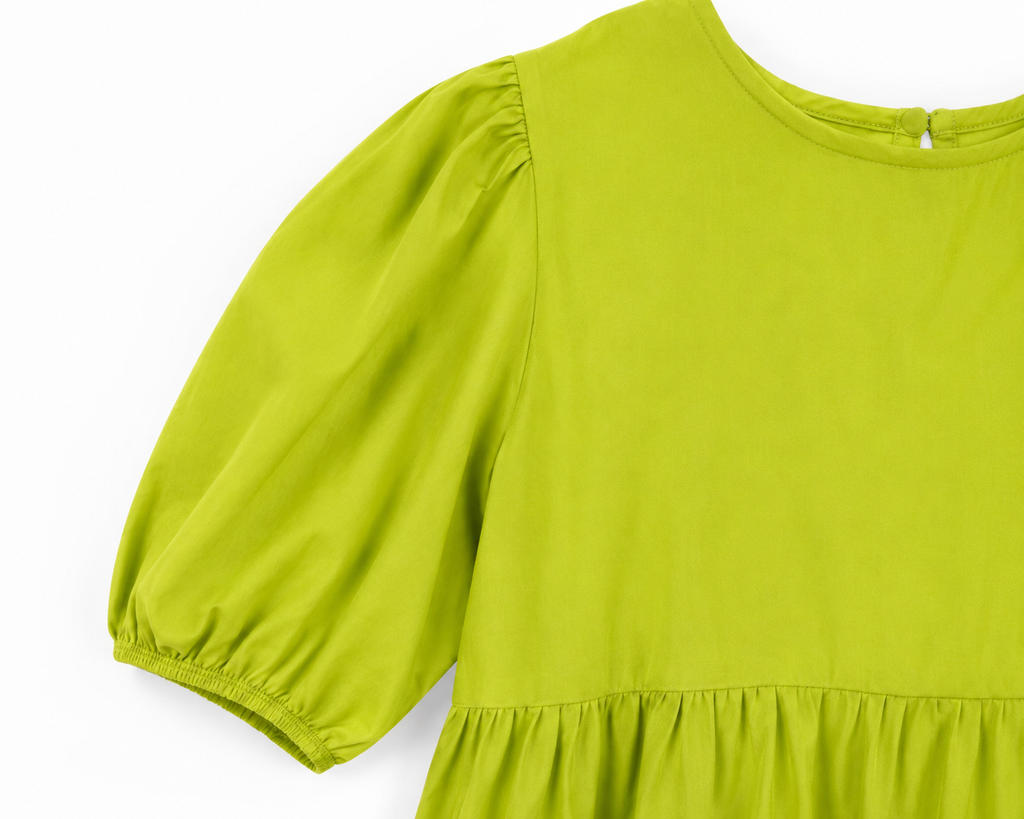 Lime Luxe Midi Dress