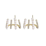 Linear Pearl Eearrings