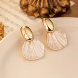 Moonlit Shell Earrings