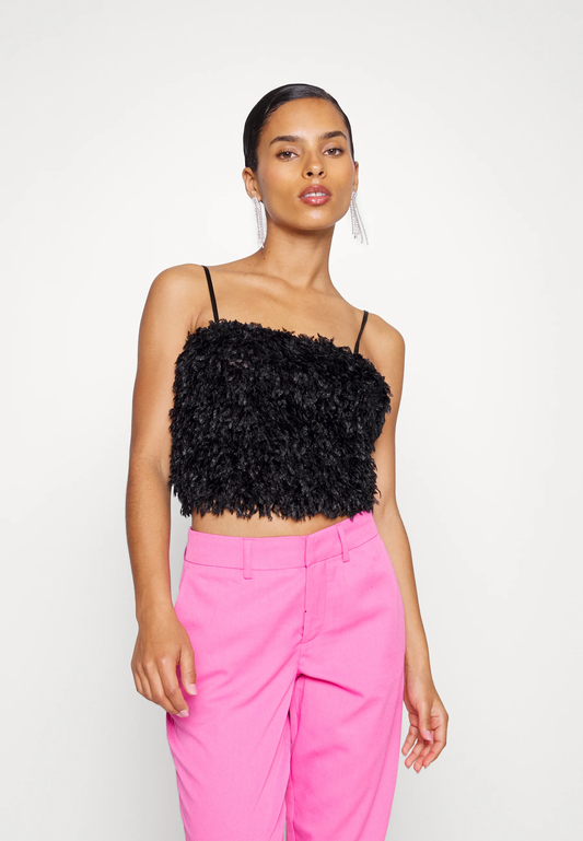 Matt Snow Crop Top For Her