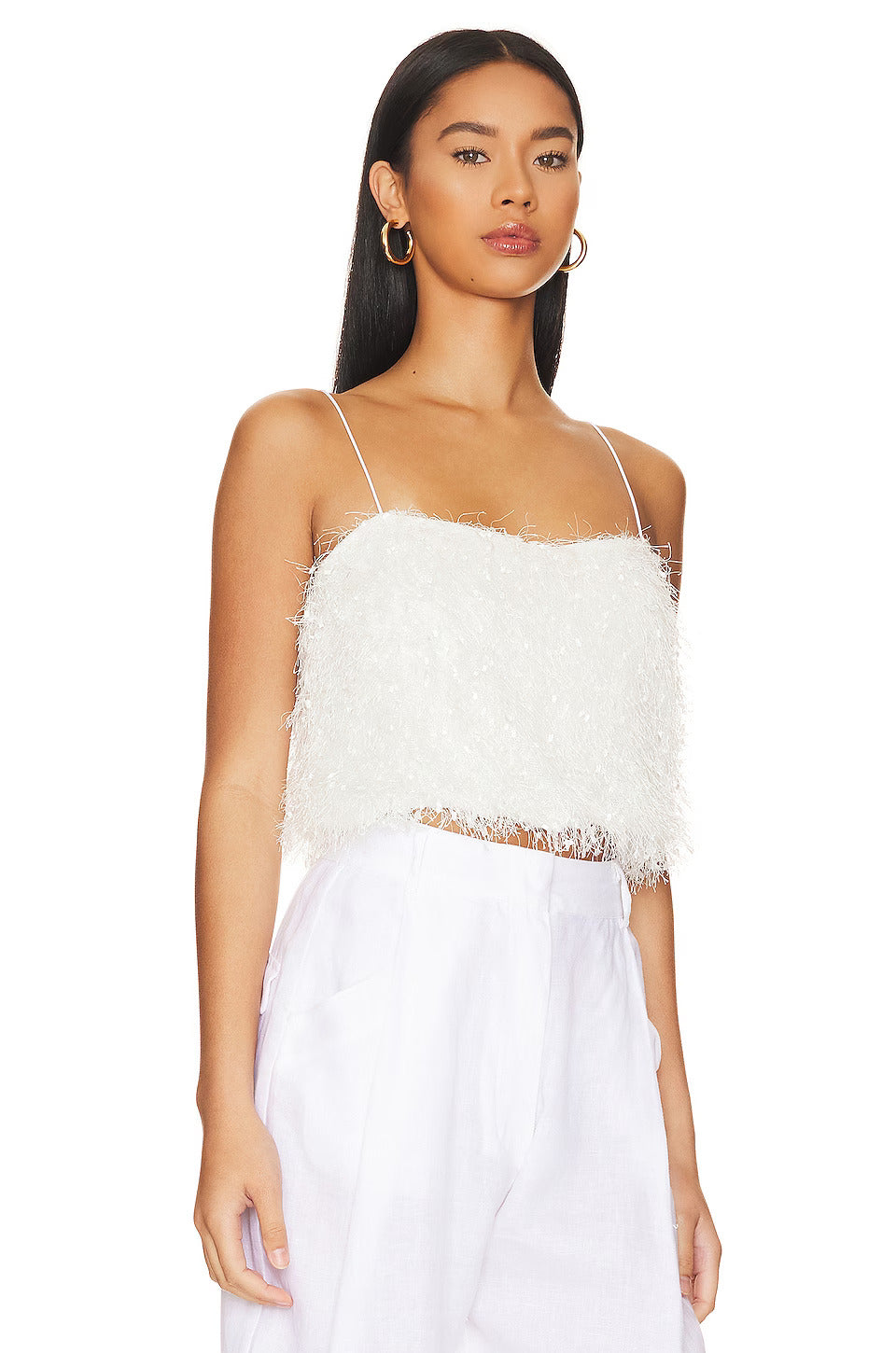 Matt Snow Crop Top For Her