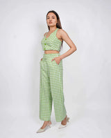 Mint Gingham Co-ord Set