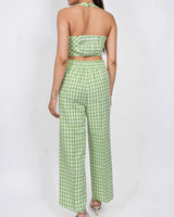 Mint Gingham Co-ord Set