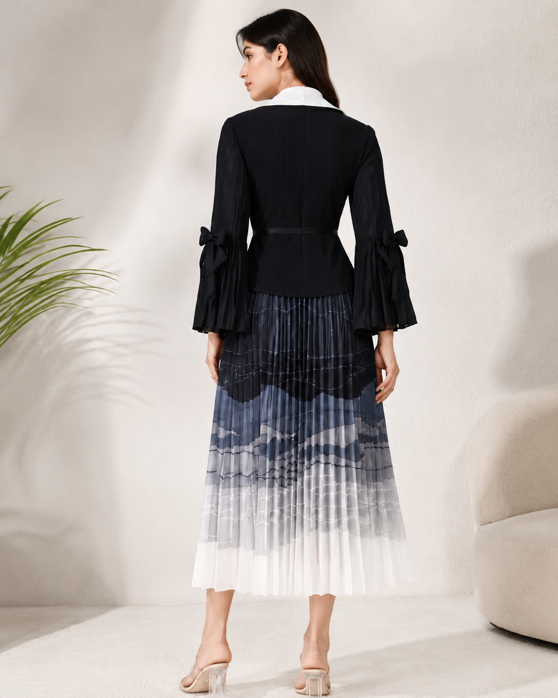Monochrome Muse Dress