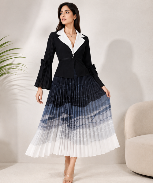 Monochrome Muse Dress