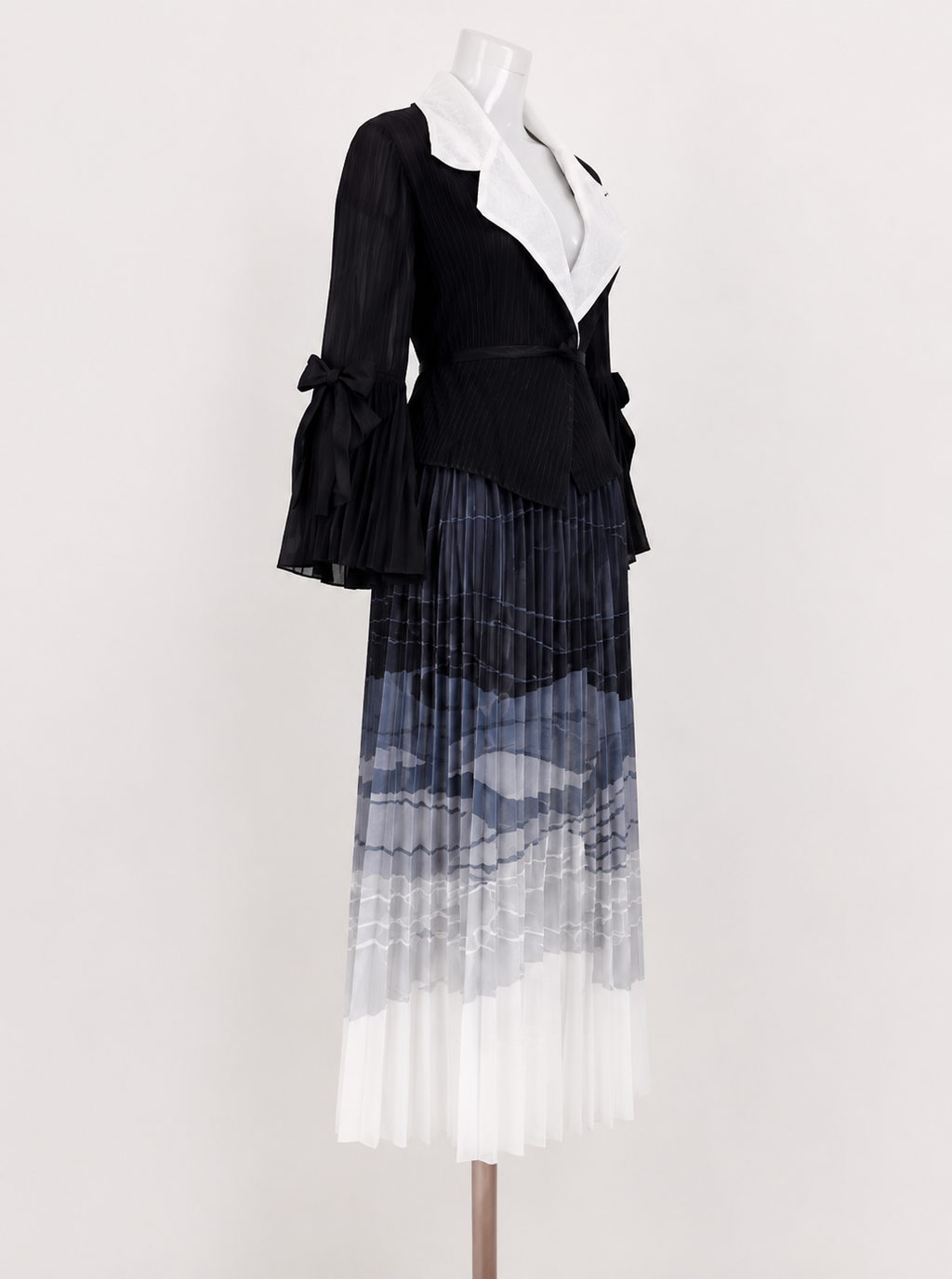 Monochrome Muse Dress