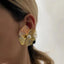 Mesh Flower Earrings