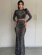 Black Queen Luxury Co-ord Set