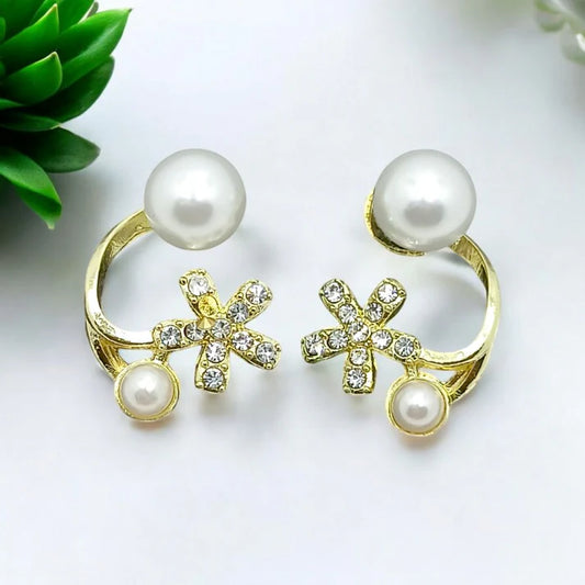 Orbit Flora Sparkle Earrings