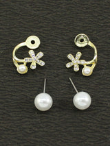 Orbit Flora Sparkle Earrings