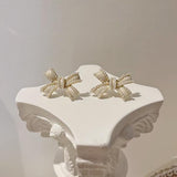Pearl Bow Earring