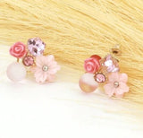 Pink Blossom Earrings