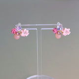 Pink Blossom Earrings