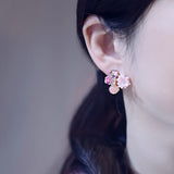 Pink Blossom Earrings