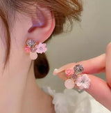 Pink Blossom Earrings