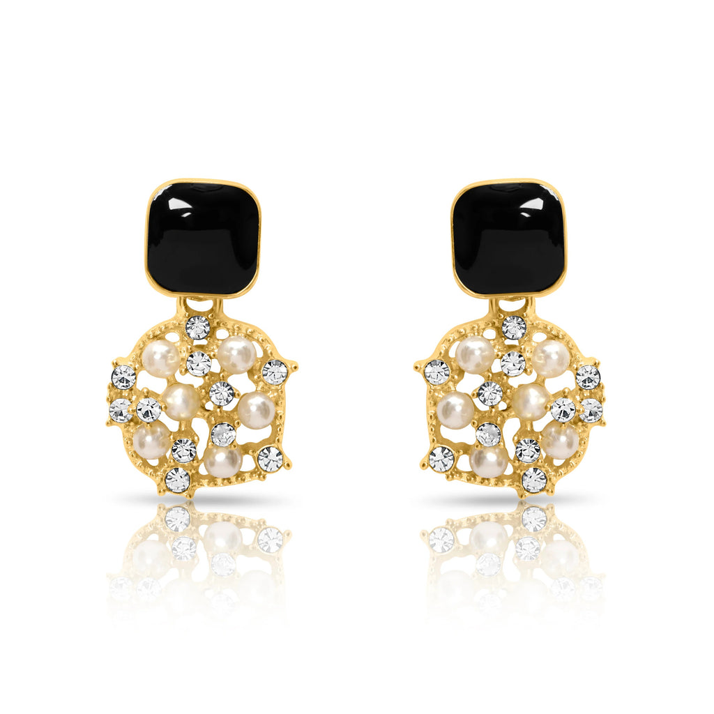 Pearl Cluster Earrings