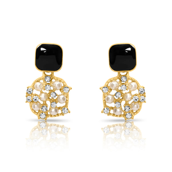 Pearl Cluster Earrings
