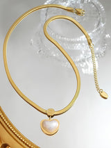 Pearl Heart Necklace