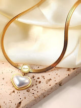 Pearl Heart Necklace