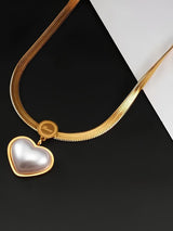 Pearl Heart Necklace