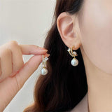 Pearly Charm Drops Earrings