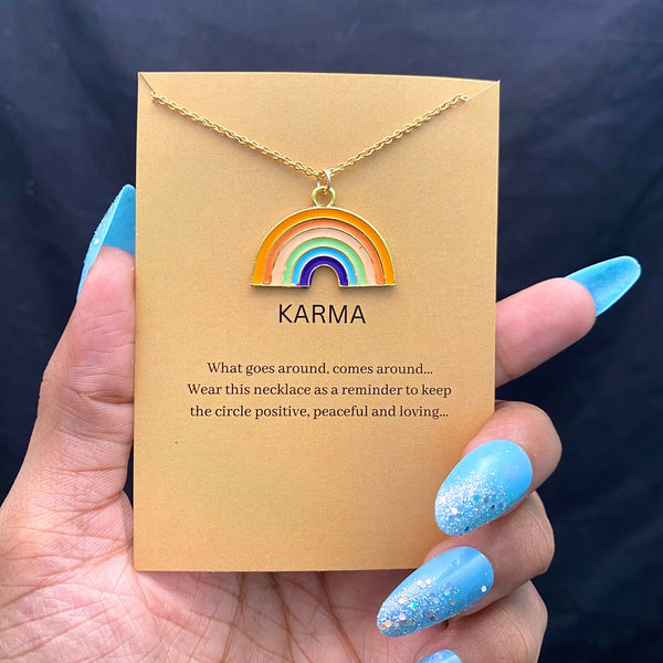 Rainbow Arc Necklace