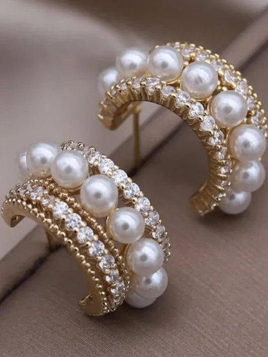 Regal Pearl Earrings