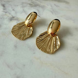 Sunlit Shell Earrings