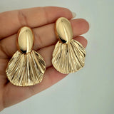 Sunlit Shell Earrings