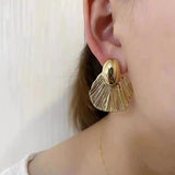 Sunlit Shell Earrings