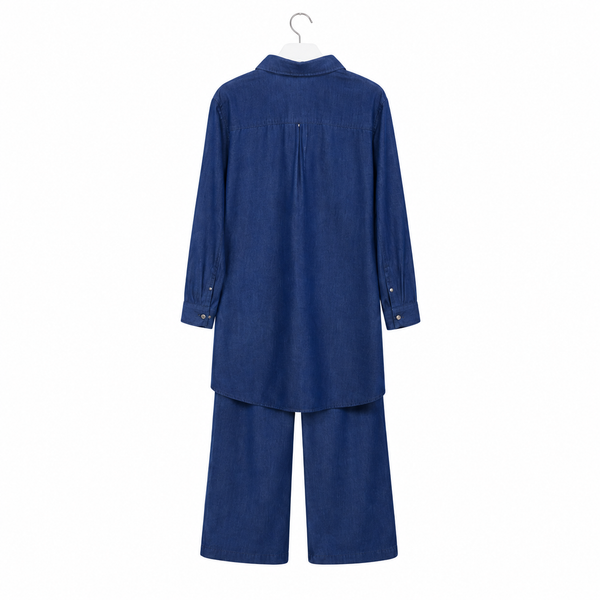 Shimmer Heart Denim Co-Ord Set