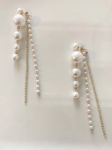 Starlit Pearl Drop Earring