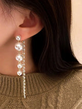 Starlit Pearl Drop Earring