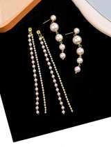Starlit Pearl Drop Earring